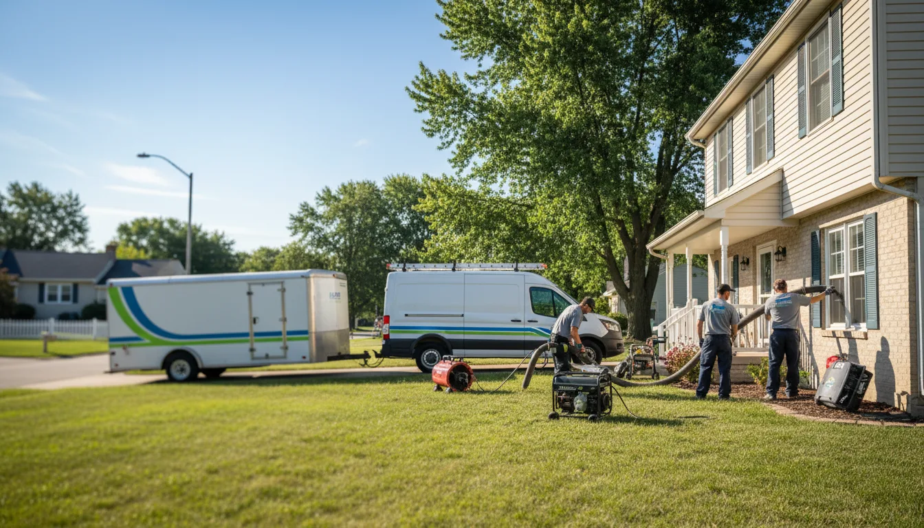 Flooded Basement Restoration And Cleanup With Repair in Gravette, AR near me